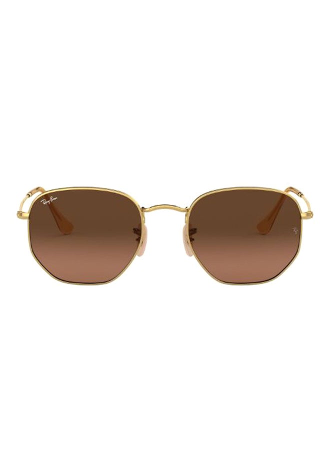 Ray-Ban Classic Hexagon Sunglasses - RB3548N 912443 54 - Lens Size: 54 mm - Gold - Image 1