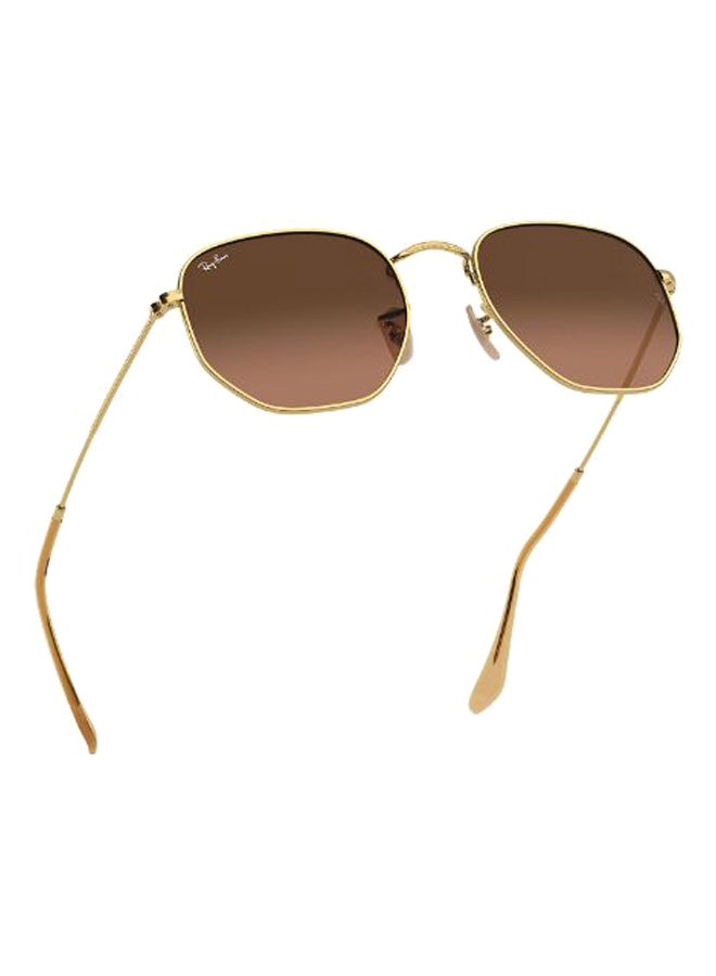 Ray-Ban UV Protection Hexagon Sunglasses - RB3548N 912443 - Lens Size: 51 mm - Gold - Image 3
