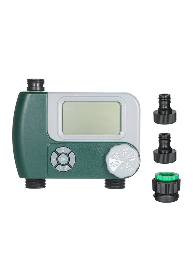 Generic - Automatic Digital Hose Faucet Timer Green/Black/Silver - Image 1