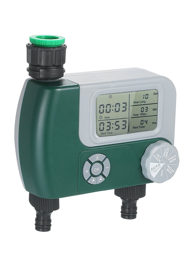 Generic - Automatic Digital Hose Faucet Timer Green/Black/Silver - Image 1