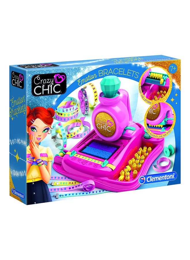 Clementoni Crazy Chic Emotion Bracelet Kit Multicolour  - Image 1