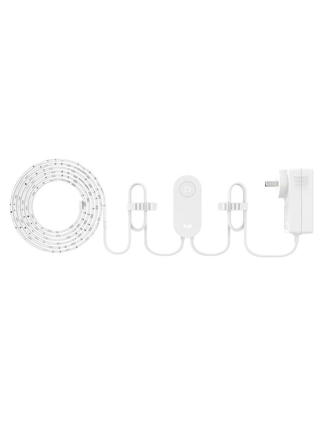 Yeelight - RGB Intelligent LED Strip Light With Controller And Adapter White 2meter - Image 1