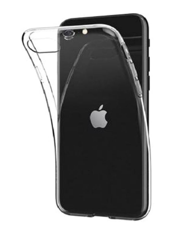 سبايجن غطاء حماية لهاتف أبل آيفون SE شفاف - Image 1