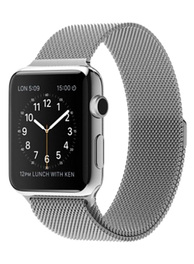 MARGOUN - Replacement Band For Apple Watch 38/40/42/44 mm Silver - Image 1