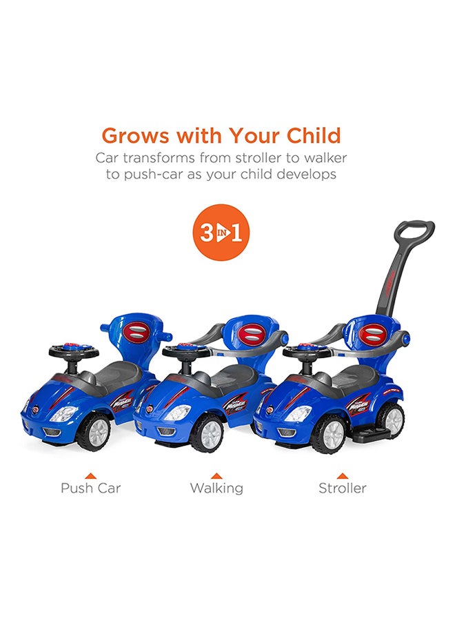 Cool Baby 3-In-1 Baby Push Ride On Car With Handle And Music Horn 62 x 35centimeter - Image 3