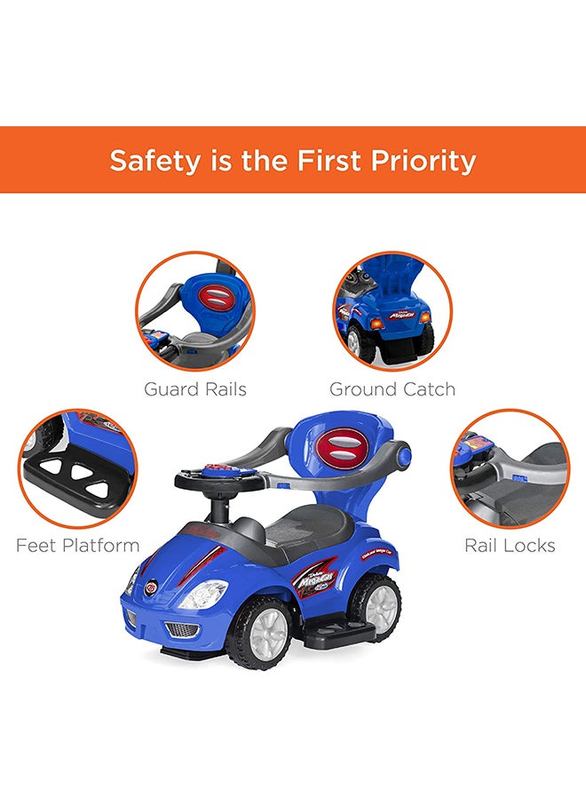 Cool Baby 3-In-1 Baby Push Ride On Car With Handle And Music Horn 62 x 35centimeter - Image 4