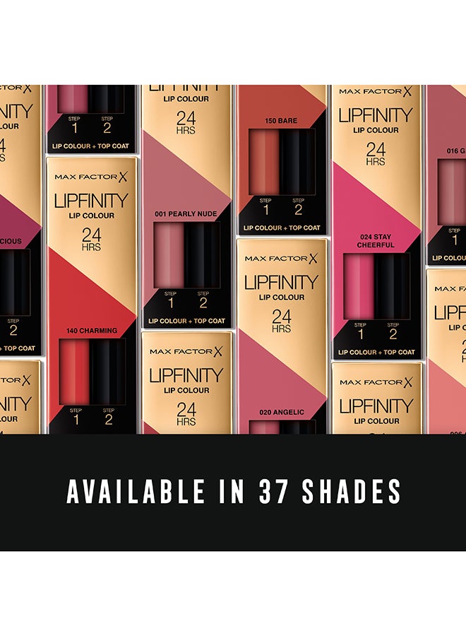 Max Factor - 2-step Long Lasting Lipfinity Lip Colour Lipstick 2.3 ml 190 Indulgent - Image 1