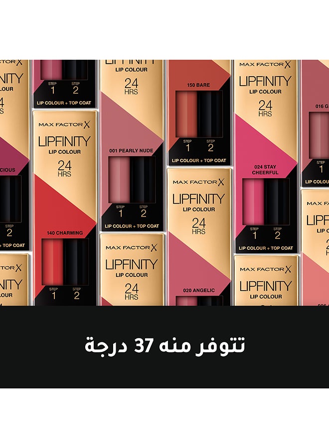 Max Factor - 2-step Long Lasting Lipfinity Lip Colour Lipstick 2.3 ml 190 Indulgent - Image 1