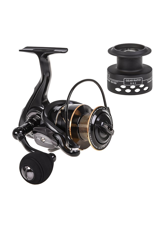 13+ 1 Bearing Balls Metal Spinning Reel Boat Rock Fishing Wheel With Extra Spool 14 x 13 x 8.5cm
