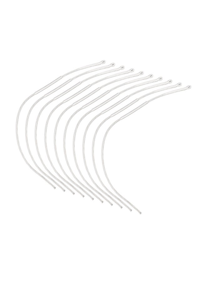 Generic 10-Piece Nylon Braided Loop Connector Fishing Line With Loop End  - Image 1