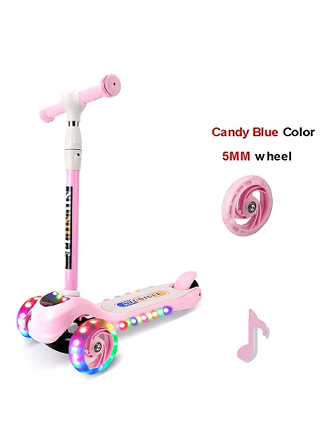 Cool Baby 3-Wheel Adjustable Height Kick Scooter With LED Light And Music Pink 64 x 66cm - Image 2