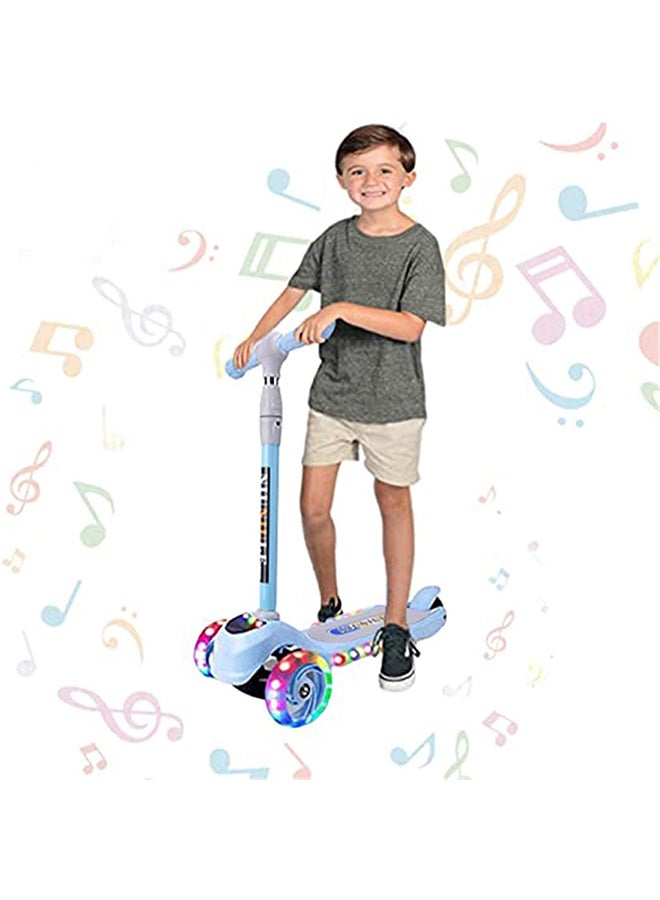 Cool Baby 3-Wheel Adjustable Height Kick Scooter With LED Light And Music Multicolour - Image 3