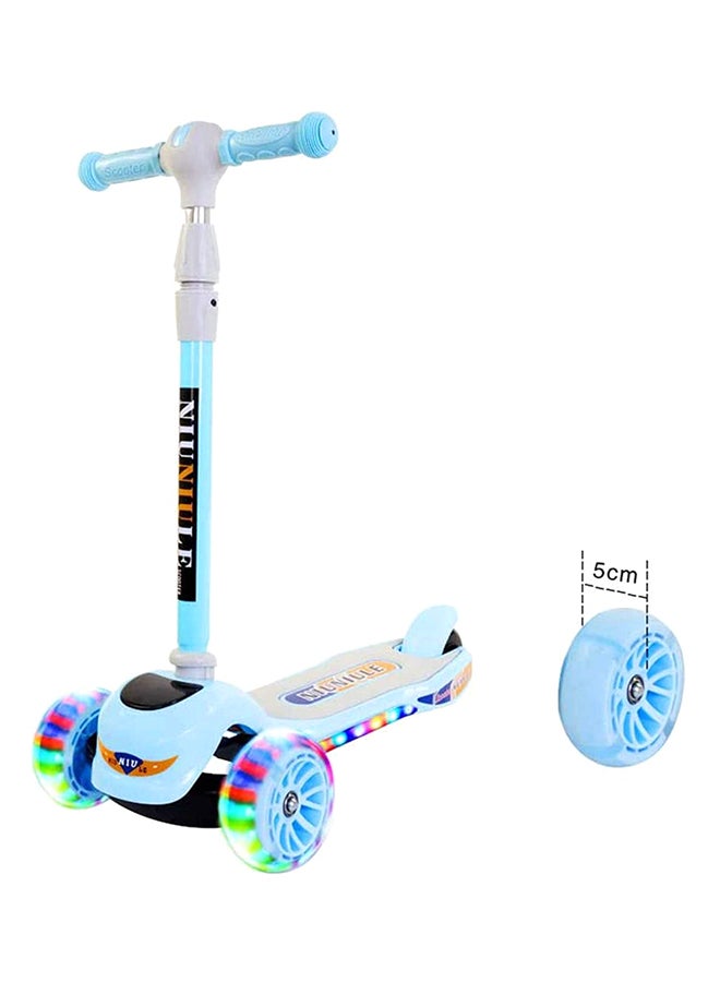 Cool Baby 3-Wheel Adjustable Height Kick Scooter With LED Light And Music Multicolour - Image 4
