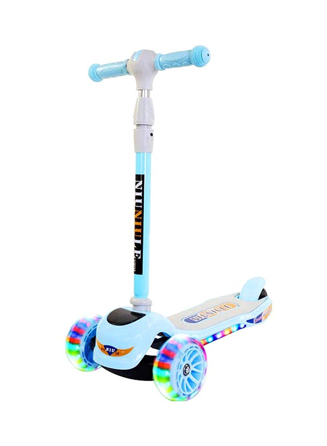 Cool Baby 3-Wheel Adjustable Height Kick Scooter With LED Light And Music Multicolour - Image 1