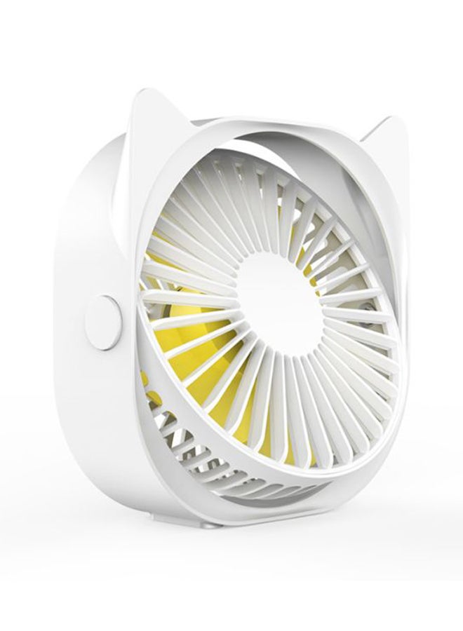 مروحة مكتبية صغيرة محمولة بثلاث سرعات 50 W H32884W-WSQ أبيض - Image 2