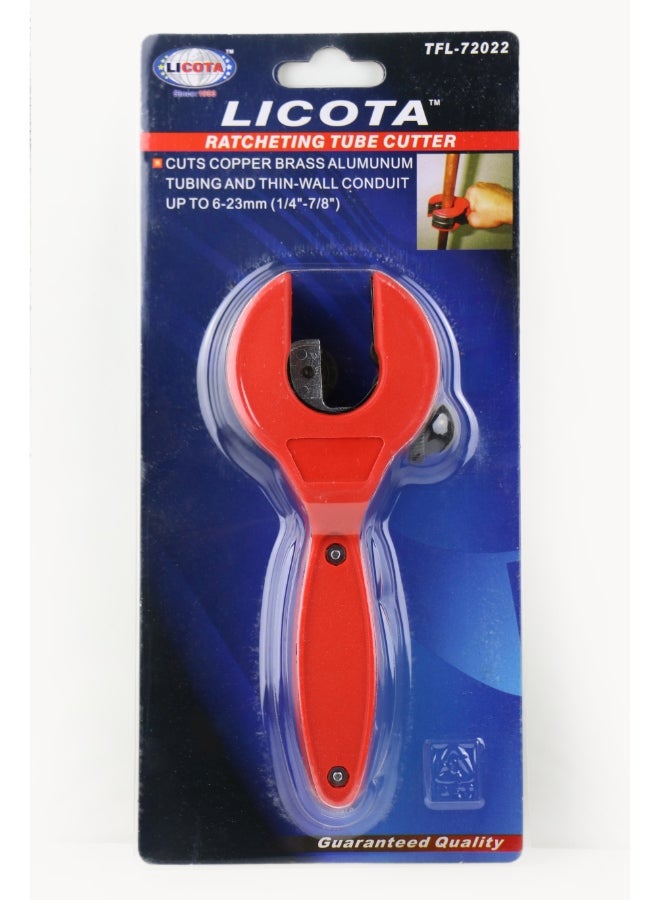 LICOTA Ratcheting Tube Cutter Red/Black 11 x 25 x 5cm - Image 3