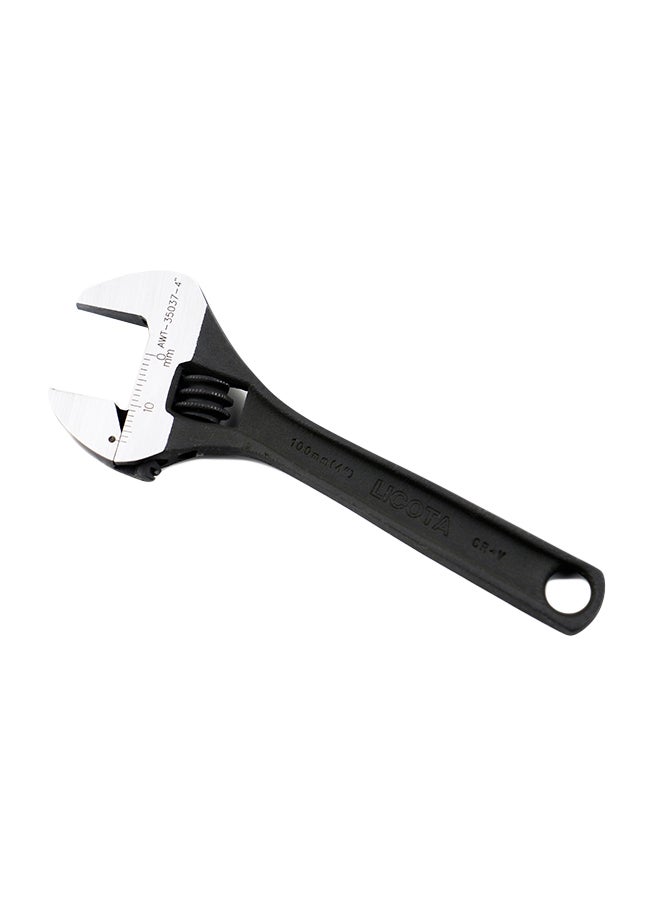LICOTA Adjustable Wrench Black/Silver 4inch - Image 1