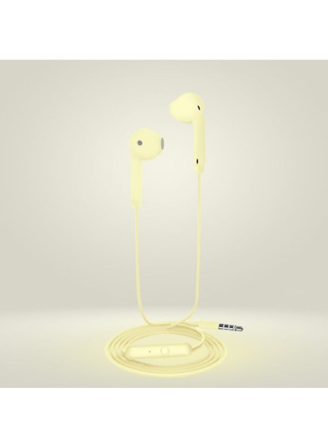 مارجون سماعات أذن داخلية سلكية مزودة بمقبس مقاس 3.5 مم أصفر - Image 2