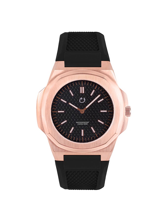 Nuun Stainless Steel Analog Watch Montre01 - 43 mm - Rose Gold - Image 2