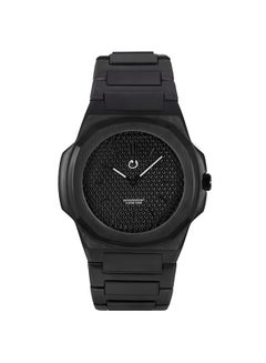 Nuun unisex Stainless Steel Analog Watch Montre02 - 43 mm - Black 