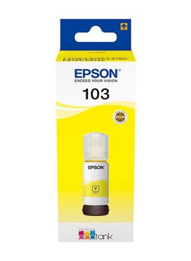 EPSON Eco Tank Ink Bottle Yellow - Image 1