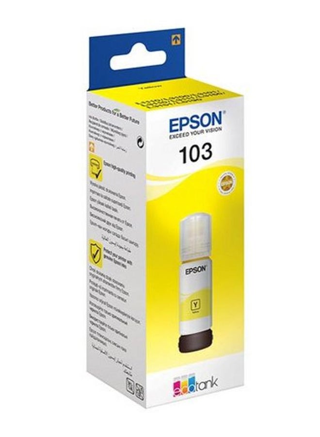 EPSON Eco Tank Ink Bottle Yellow - Image 2