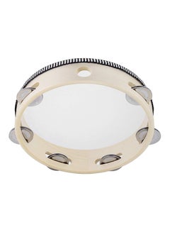 Generic Hand Held Bell Birch Jingles Tambourine  - Image 4
