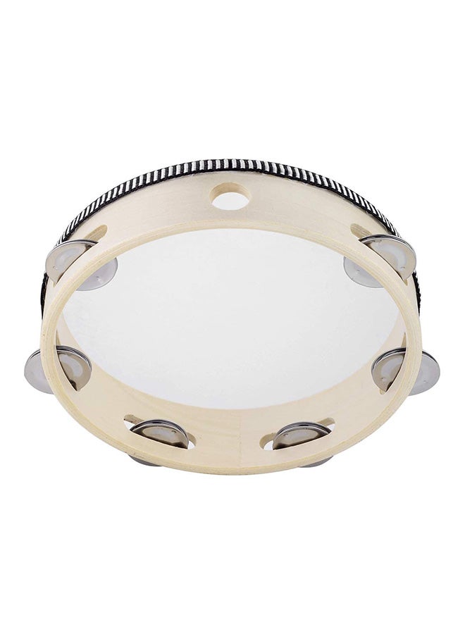 Generic Hand Held Bell Birch Jingles Tambourine  - Image 4