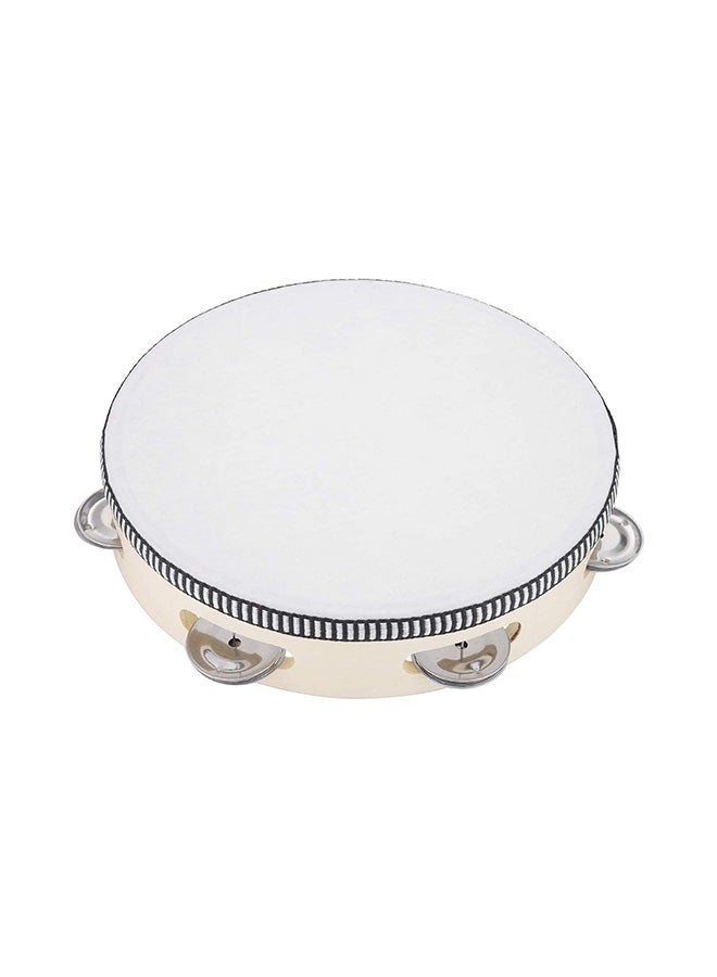 Generic Hand Held Bell Birch Jingles Tambourine  - Image 5