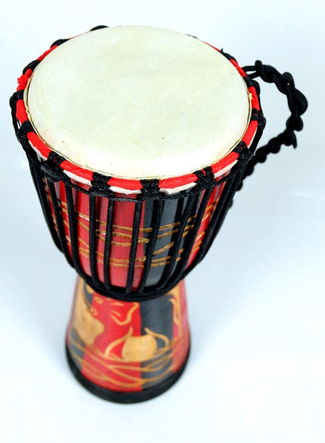 Mike Music Djembes Hand Drums Carved Tambourine  - Image 2