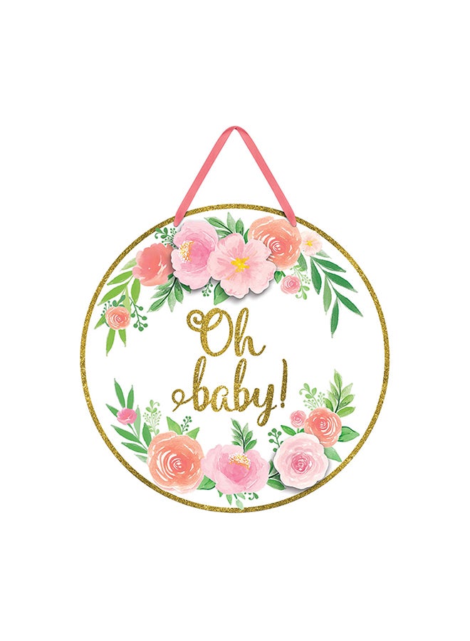 Amscan Floral Sign Decoration