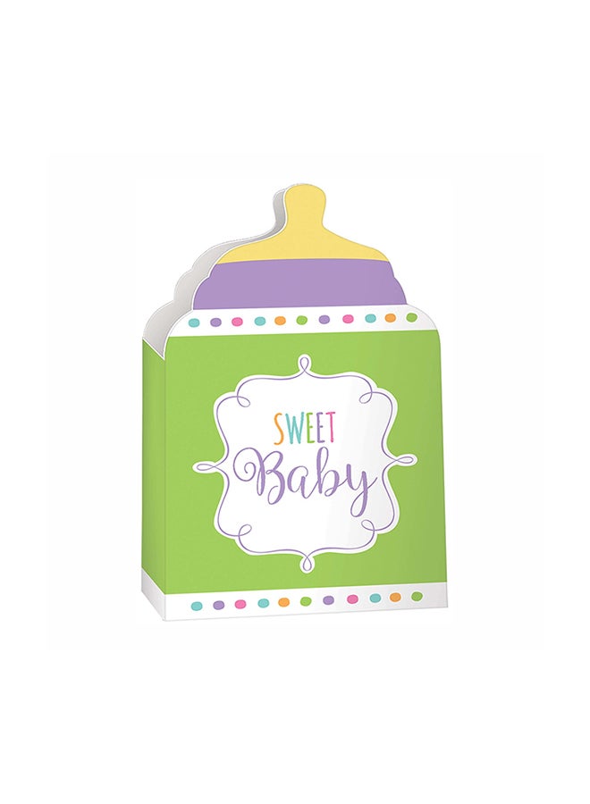 Amscan Sweet Baby Neutral Bottle Paper Container