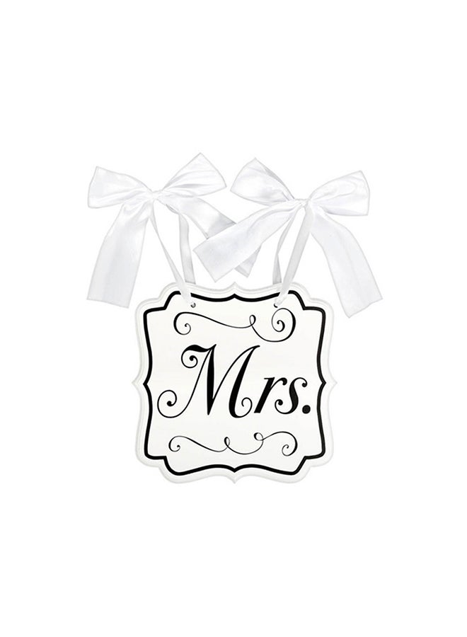 Amscan Mrs. Sign Decoration