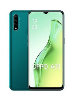 هاتف A31 ثنائي الشريحة بذاكرة رام 4 جيجابايت وذاكرة داخلية 64 جيجابايت ويدعم تقنية 4G LTE، لون أخضر ليك
