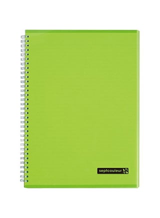 Septcouleur A4 Notebook, 80 Pages Green - v1590243057/N38162692A_1
