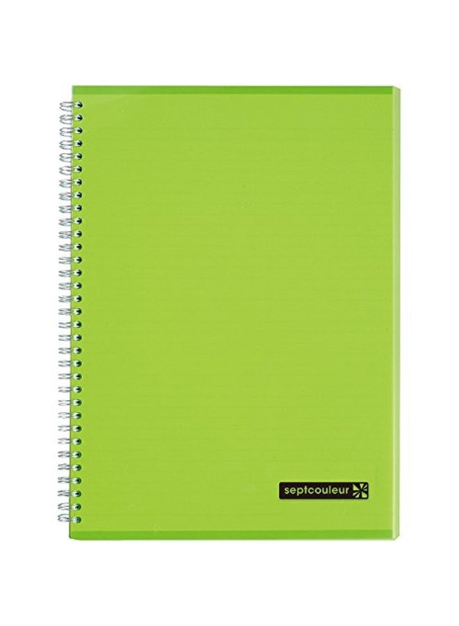 Maruman - Septcouleur A4 Notebook, 80 Pages Green - Image 1