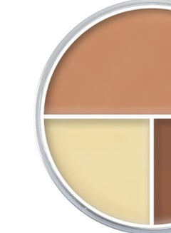 Kryolan 3-Shade Ultra Trio Cream Foundation Brown/Beige  - Image 2