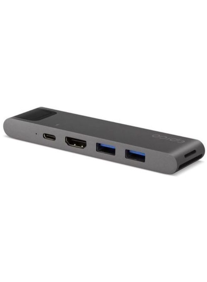 USB Type-C Hub Grey  - Image 2