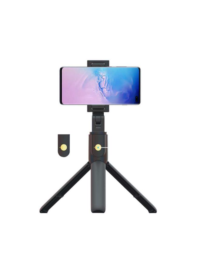 porodo Portable Bluetooth Selfie Stick With Tripod Black  - Image 2