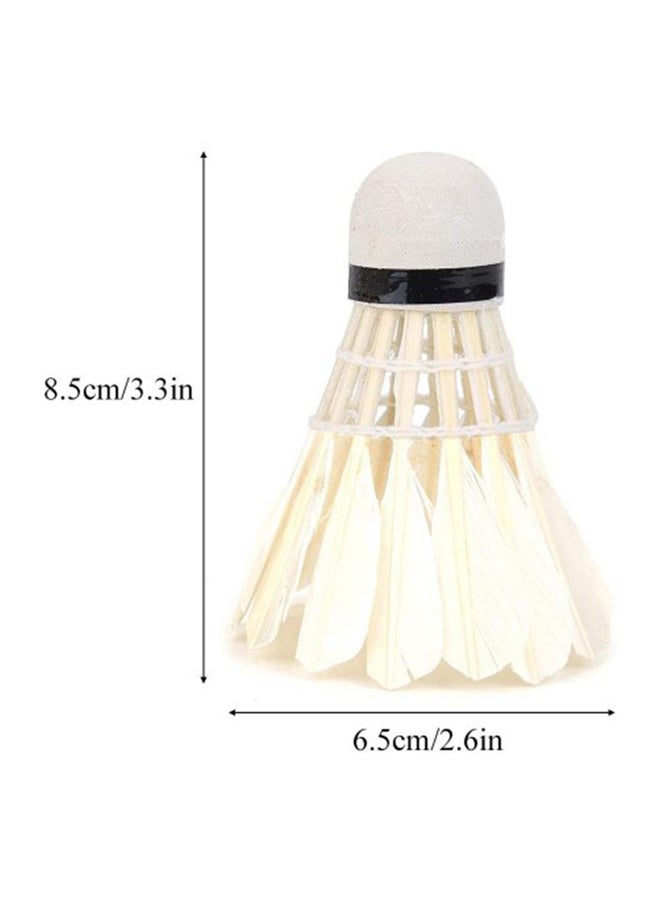 Generic 12-Piece Premium Feather Shuttlecock Set 8.5cm  - Image 3