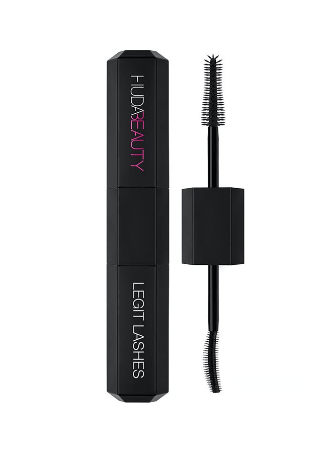 HUDA BEAUTY LEGIT Lashes Double-Ended Mascara Black  - Image 1
