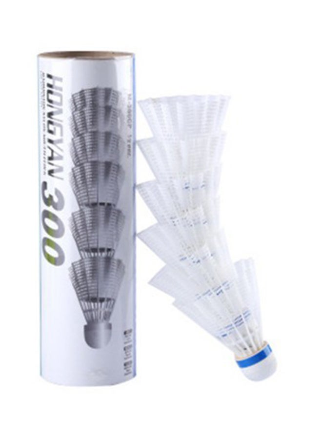 Generic 6-Piece Premium Feather Shuttlecock Set With Box 8.5cm - Image 1