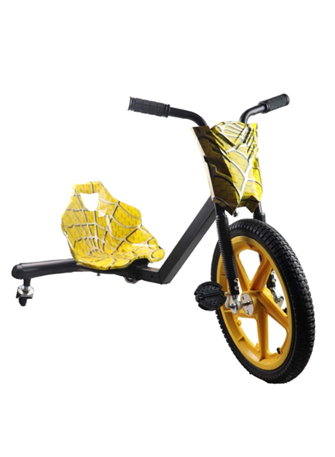 كول بيبي سكوتر دريفت بعجلات بطبعة سبايدرمان، مقعد مريح مع مسند ظهر للأطفال والكبار، 90×65×60 سم - Image 2