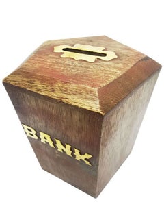 asmat Wooden Money Bank 11 x 8cm  - Image 1
