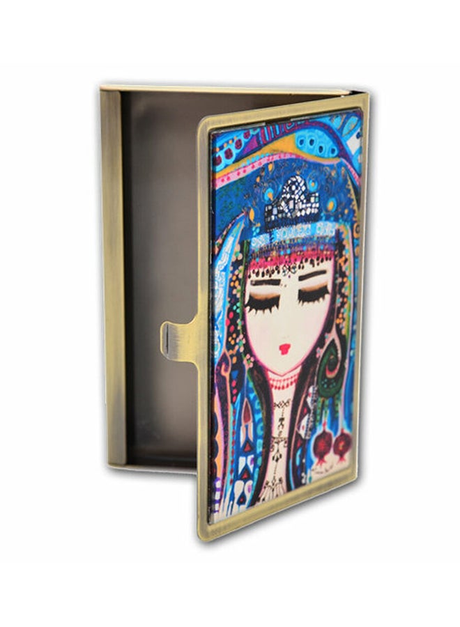 Biggdesign Metal Cover Card Holder With Security Lock Multicolour  - Image 1
