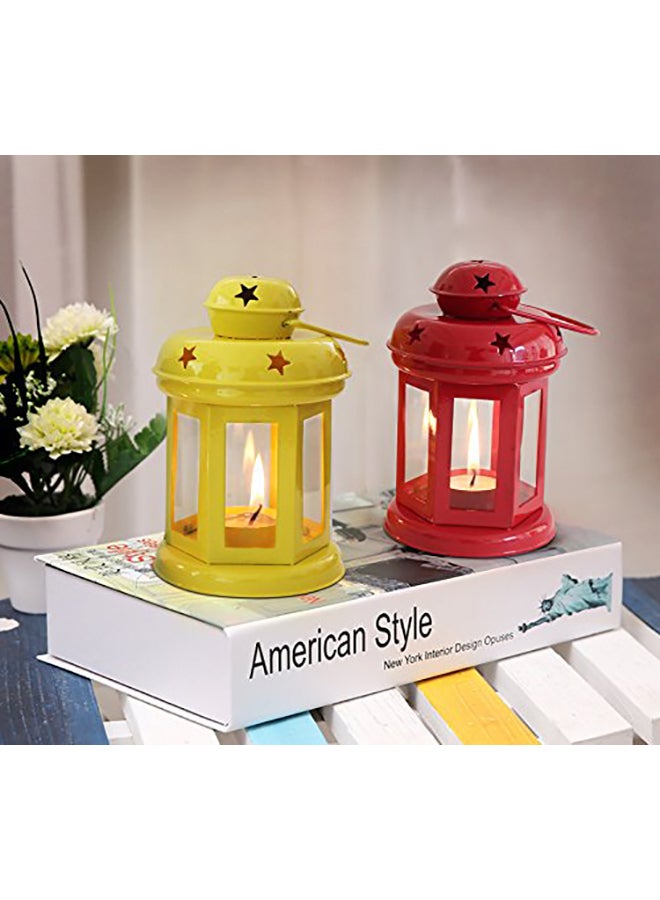 Ramadan 2-Piece Decorative Hanging Tea Light Candle Lantern Set Red/Yellow 6 x 3.7inch - v1590329382/N38212497A_1