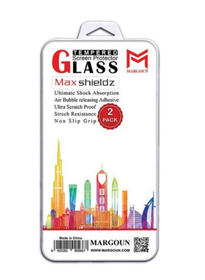 MARGOUN Pack Of 2 Tempered Screen Protector Glass For Samsung Galaxy A31 Clear - Image 2