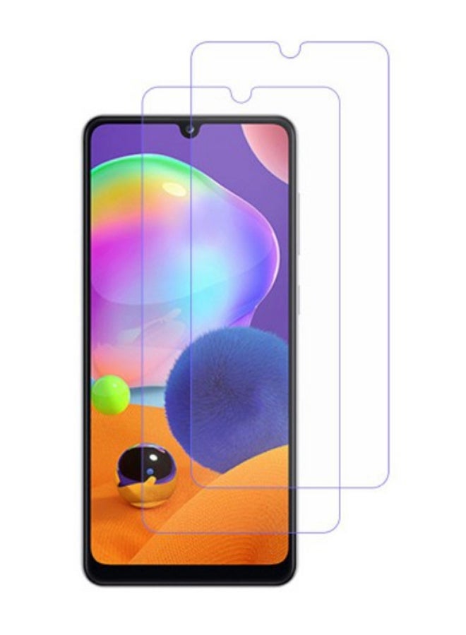 MARGOUN Pack Of 2 Tempered Screen Protector Glass For Samsung Galaxy A31 Clear - Image 1
