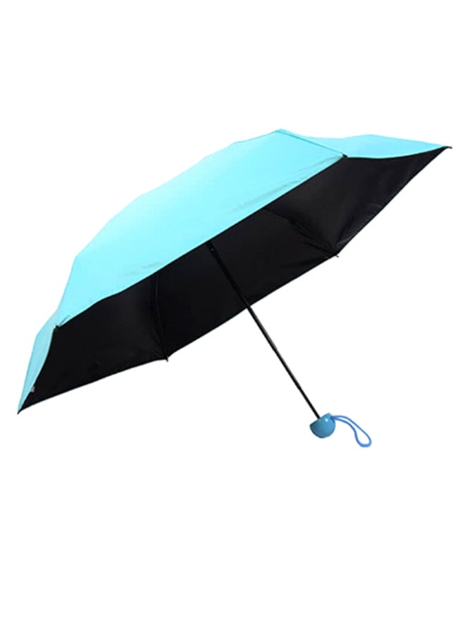 مظلة ب5 طيات مضادة للأشعة فوق البنفسجية أزرق - Image 1