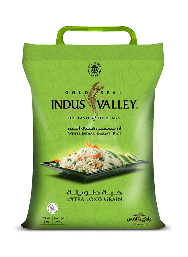 Indus Valley Extra Long Grain Basmati Rice 5kg UAE | Dubai, Abu Dhabi
